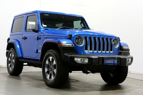 Blue 2021 Jeep Wrangler Hardtop Overland (4X4)