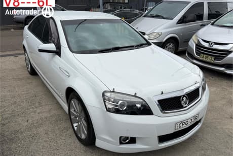White 2010 Holden Caprice Sedan