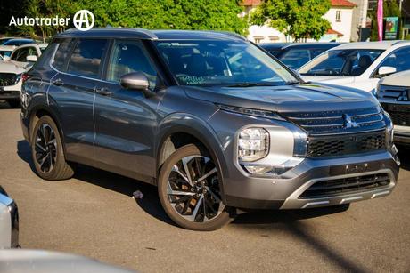 Grey 2024 Mitsubishi Outlander Wagon Aspire 7 Seat (2Wd)
