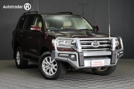 Orange 2017 Toyota Landcruiser Wagon Vx (4X4)