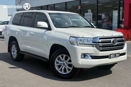 White 2019 Toyota Landcruiser Wagon Lc200 Vx (4X4)