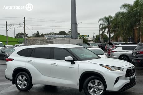White 2022 Toyota Kluger Wagon Gx Hybrid Awd