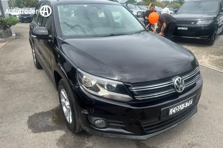 Black 2014 Volkswagen Tiguan Wagon 132 Tsi Pacific