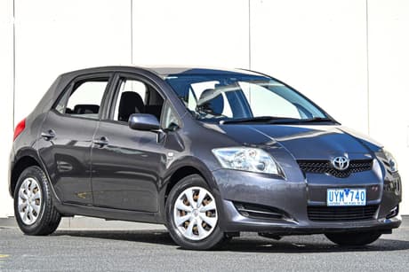Grey 2007 Toyota Corolla Hatchback Ascent