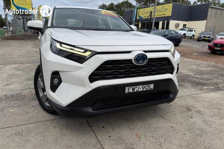 White 2022 Toyota RAV4 Wagon Gx (2Wd) Hybrid