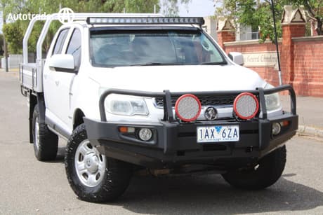White 2014 Holden Colorado Crew Cab Pickup Lx (4X2)