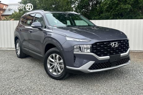 Blue 2022 Hyundai Santa FE Wagon Crdi (Awd)