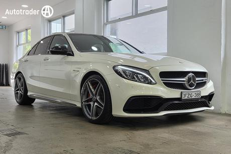 White 2016 Mercedes-Benz C63 Sedan S
