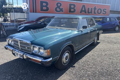 Blue 1978 Toyota Crown Sedan Super