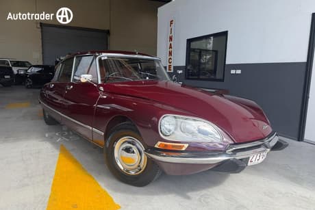 Red 1973 Citroen DS Sedan 23 Pallas