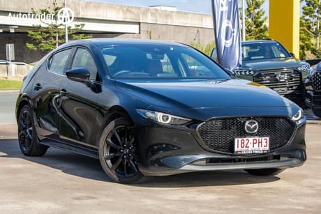 Black 2021 Mazda 3 Hatchback G25 Astina