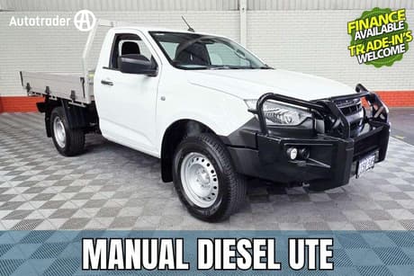 White 2021 Isuzu D-MAX Cab Chassis Sx (4X2) High-Ride