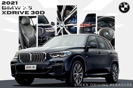Black 2021 BMW X5 Wagon Xdrive30D