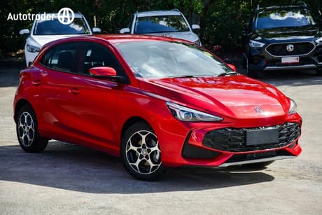 Red 2025 MG MG3 Hatchback Excite Hybrid+