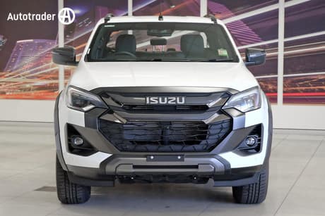 White 2026 Isuzu D-MAX Crew Cab Utility X-Rider (4X4)