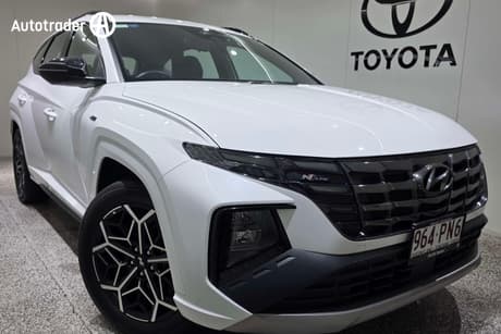 White 2023 Hyundai Tucson Wagon N Line (Fwd)