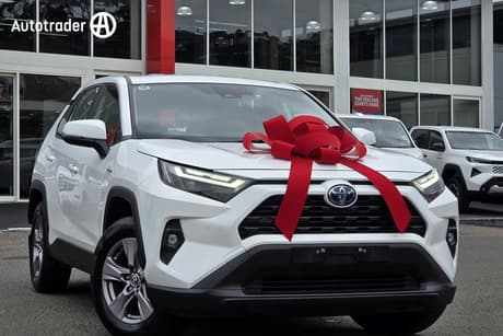 White 2022 Toyota RAV4 Wagon Gx (2Wd) Hybrid