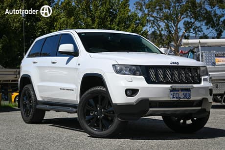 White 2012 Jeep Grand Cherokee Wagon Jet