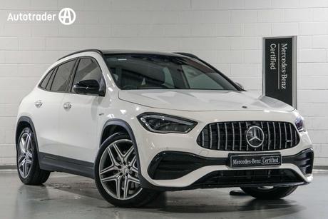 White 2022 Mercedes-Benz GLA35 Wagon 4Matic