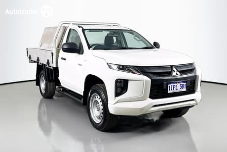 White 2024 Mitsubishi Triton Cab Chassis Glx (4X4)