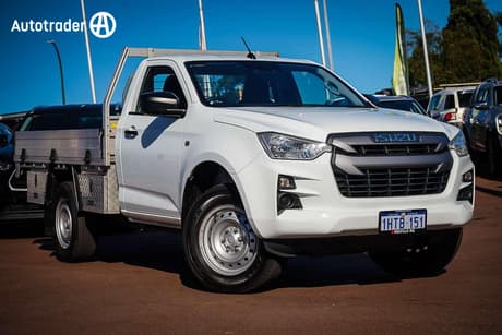 White 2022 Isuzu D-MAX Cab Chassis Sx (4X2) High-Ride