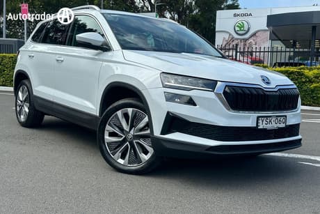 White 2023 Skoda Karoq Wagon Style 110Tsi