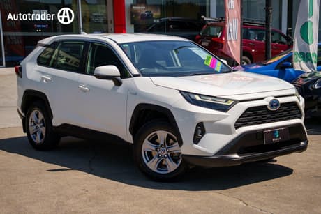 White 2023 Toyota RAV4 Wagon Gx (Awd) Hybrid