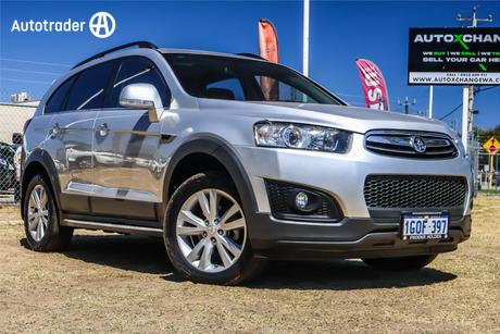 Silver 2014 Holden Captiva Wagon 7 Lt (4X4)