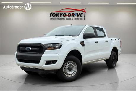White 2017 Ford Ranger Crew Cab Pickup Xl 2.2 Hi-Rider (4X2)