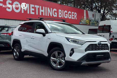 White 2021 Toyota RAV4 Wagon Gxl (2Wd) Hybrid