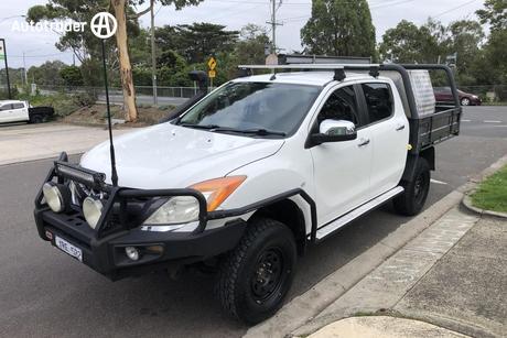 White 2011 Mazda BT-50 Ute Tray