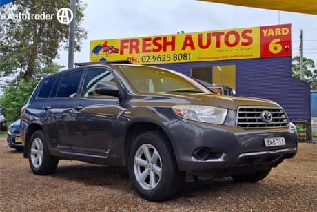 Grey 2009 Toyota Kluger Wagon Kx-R (4X4) 7 Seat