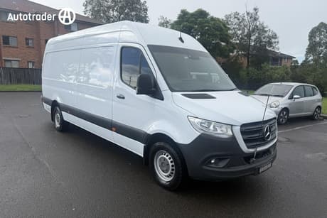 White 2019 Mercedes-Benz Sprinter Van 416Cdi Vs30 Lwb Rwd High Roof