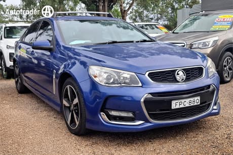 Blue 2017 Holden Commodore Sedan Sv6