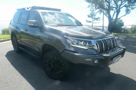 Grey 2020 Toyota Landcruiser Prado Wagon Gxl Flat Tailgate