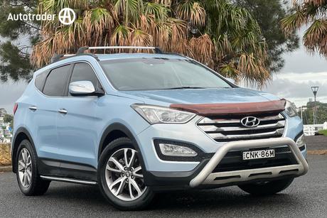 Blue 2013 Hyundai Santa FE Wagon Elite Crdi (4X4)