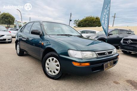 Green 1997 Toyota Corolla Liftback Advantage Seca