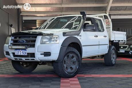 White 2007 Ford Ranger Dual Cab Chassis Xl (4X4)