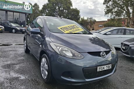 Grey 2008 Mazda 2 Hatchback Neo