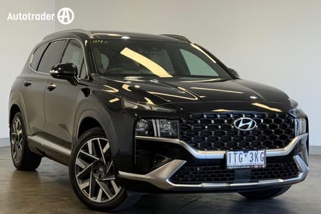 Black 2021 Hyundai Santa FE Wagon Highlander Mpi (2Wd)