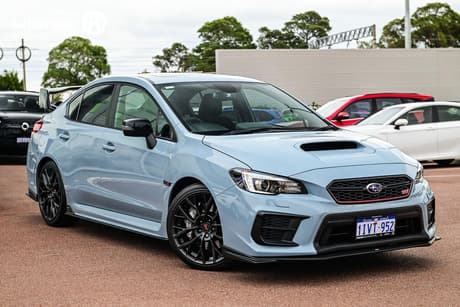 Blue 2019 Subaru WRX Sedan Sti Kuro Edition