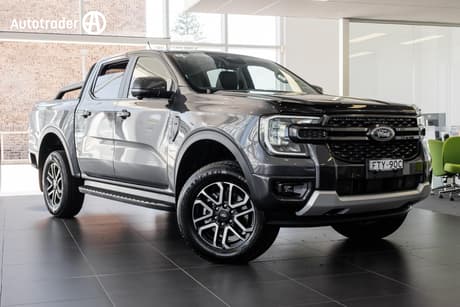 Grey 2025 Ford Ranger Double Cab Pick Up Sport 3.0 (4X4)