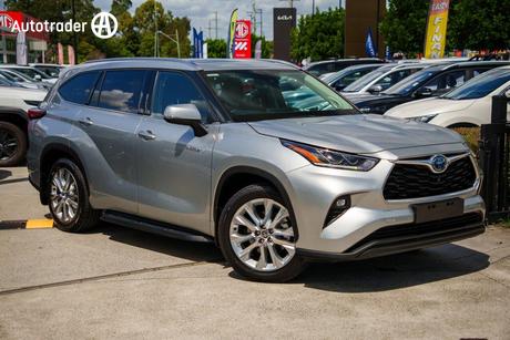 Silver 2021 Toyota Kluger Wagon Grande Hybrid Awd