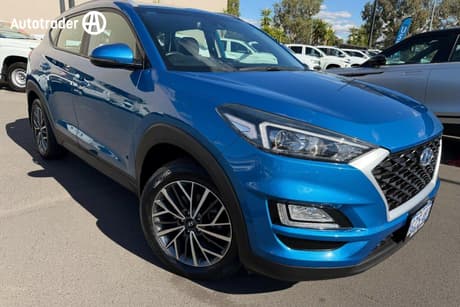 Blue 2020 Hyundai Tucson Wagon Active X (2Wd) Black Int