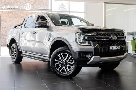 Silver 2025 Ford Ranger Double Cab Pick Up Sport 3.0 (4X4)