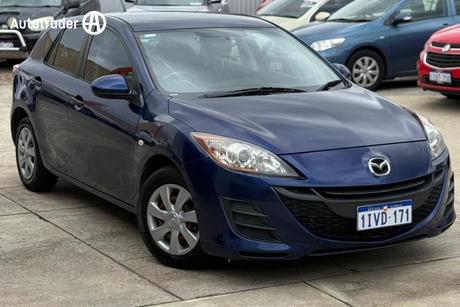 Blue 2011 Mazda 3 Hatchback Neo