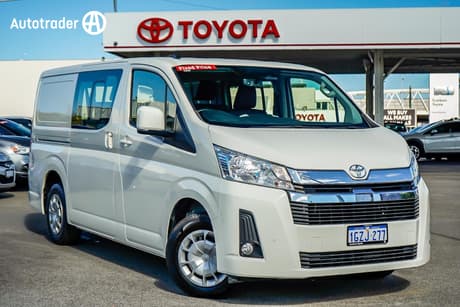 White 2020 Toyota HiAce Crew Van Lwb (5 Seats)