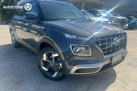 Grey 2023 Hyundai Venue Wagon Elite (Black) Sunroof