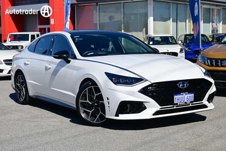 White 2021 Hyundai Sonata Sedan N Line