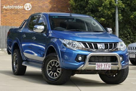 Blue 2017 Mitsubishi Triton Dual Cab Utility Gls (4X4)